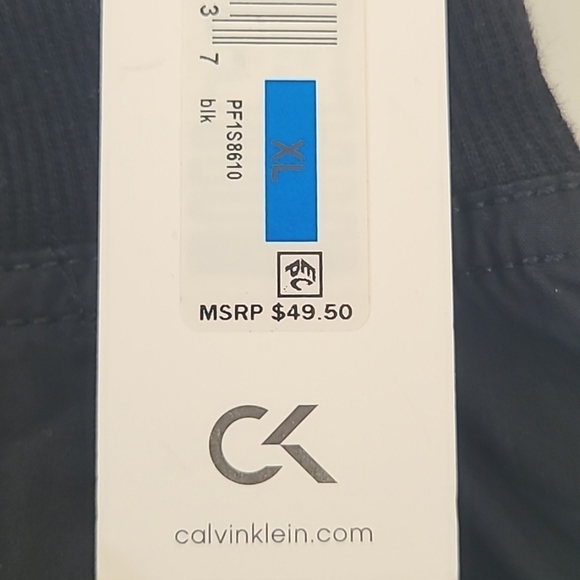 *NWT* CALVIN KLEIN PERFORMANCE Black Shorts, size XL - Picture 6 of 8
